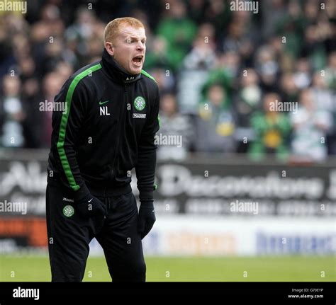 Celtic Manager Neil Lennon During The Scottish Premiership Match At