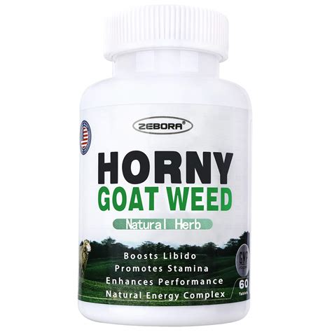 Horny Goat Weed For Men Women With L Arginine Tribulus Ginseng