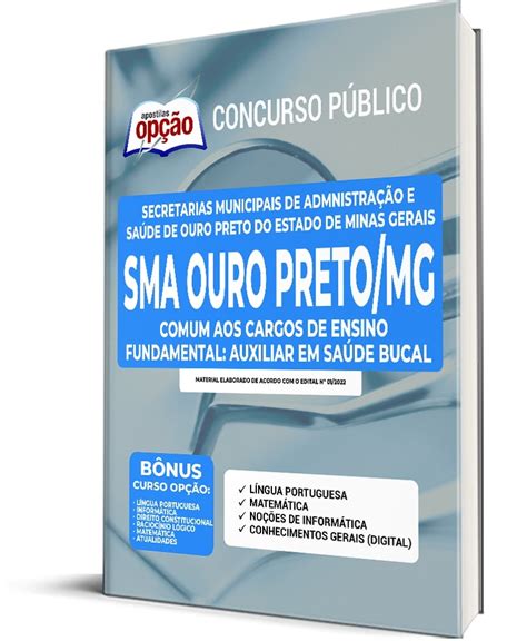 Apostila Sma Ouro Preto Mg Comum Aos Cargos De Ensino Fundamental