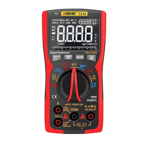 Aneng Sz Digital Multimeter Counts T Rms Lcd Universal Tester Ac