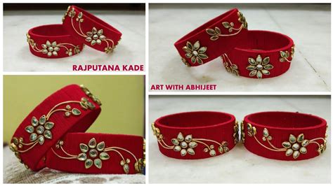 New Latest Silk Thread Bridal Bangles For Wedding KADE MAKING