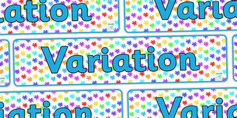 Free Variation Display Banner Professor Feito Twinkl