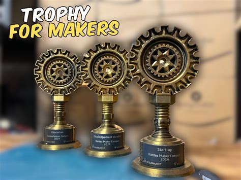 maker faire trophy  carlos    stl model printablescom
