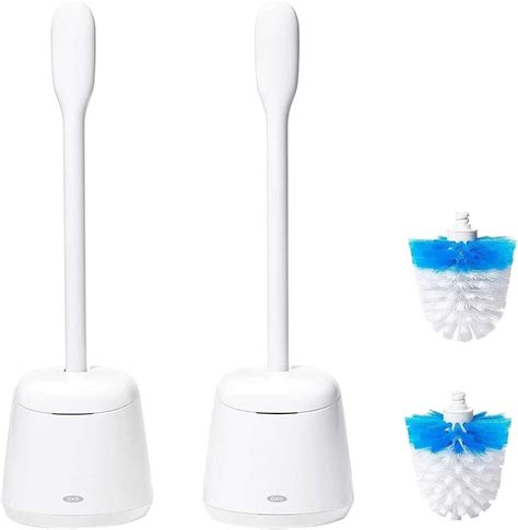 Amazon Oxo Toilet Brush And Canister Set Pack Home Kitchen