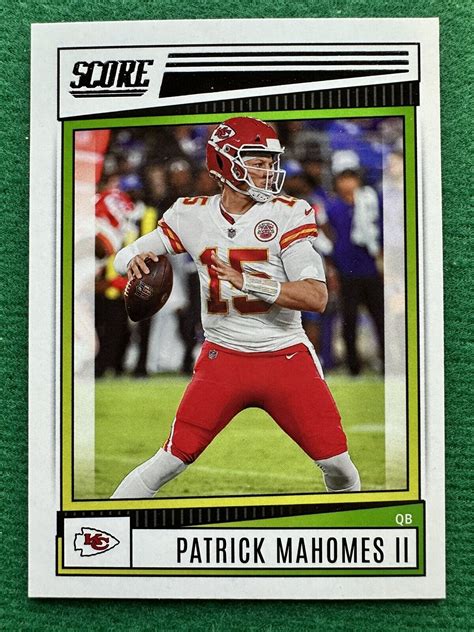 Mavin PATRICK MAHOMES II 2022 Score Football Base 116 Kansas City Chiefs