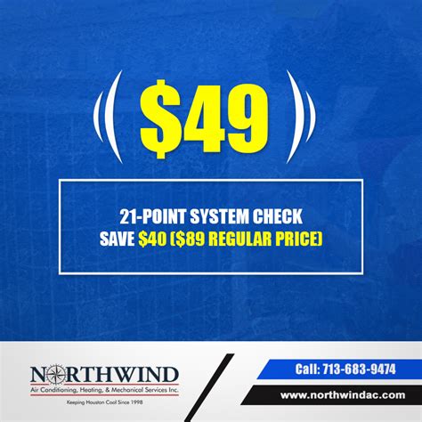 Hvac Special Rebates In Northwest West Houston Tx Northwind Air