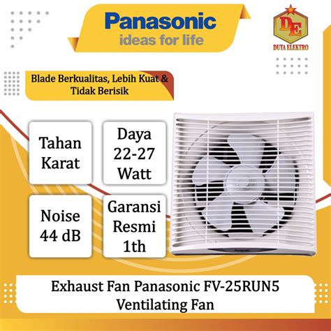 Exhaust Fan Panasonic Fv Run Ventilating Fan Shopee Malaysia