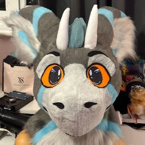 Dutch Angel Dragon Fursuit Head Premade Etsy