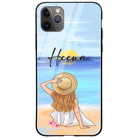 Glass Mobile Cover For Her Personalised Mobile Covers