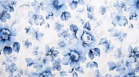 Blue Cloth Background With A Floral Pattern Texture, Cloth Pattern ...