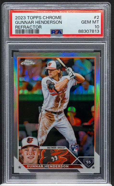 Gunnar Henderson Topps Chrome Refractor Psa Price Guide