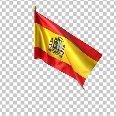 Premium Photo Spain National Flag Isolated 3d White Background