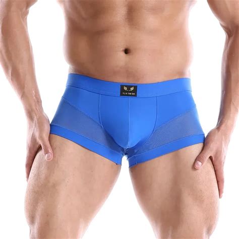 Calzoncillos B Xer De Malla De Seda De Hielo Para Hombre Ropa Interior