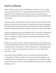 Harriet Tubman Pdf Harriet Tubman Harriet Tubman Born Into Slavery In