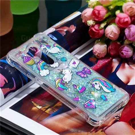 Fashion Unicorn Dynamic Liquid Glitter Sand Quicksand Star Tpu Case For