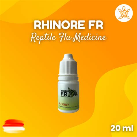 Jual Rhinore FR Obat Flu Kura Kura Darat Obat Pilek Reptile Obat