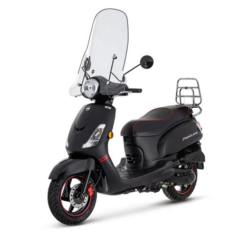 Sym Fiddle Ii E Black Km Gratis Voordeelpakket Scootercenter