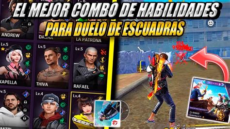 La Mejor Combinaci N De Habilidades Para Duelo De Escuadra En Free Fire