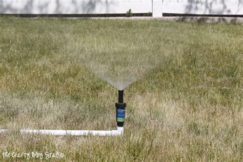 Simple Diy Pvc Sprinkler The Crafty Blog Stalker