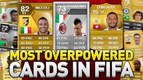 The Most Overpowered Players On Fifa Ultimate Team Ever Youtube