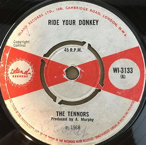 popsike.com - THE TENNORS? Ride Your Donkey / I've Got To Get You Off