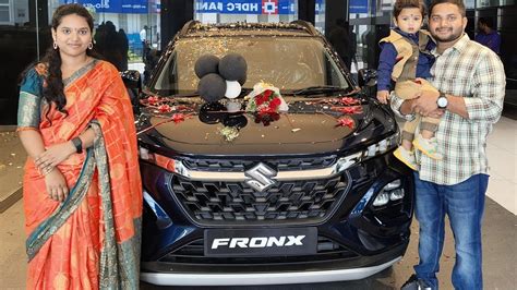 First Delivery Of Maruthi Suziki Fronx Throughout Hyderabad Fronx