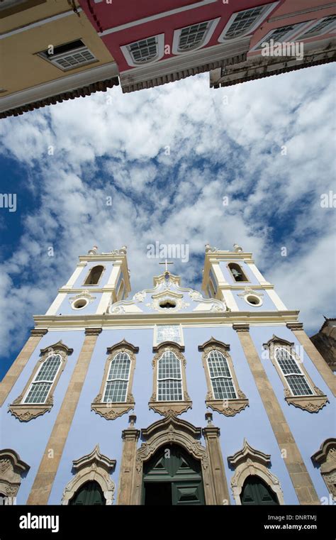 Iglesia Colonial Arquitectura En Pelourinho Salvador Da Bahia Brasil