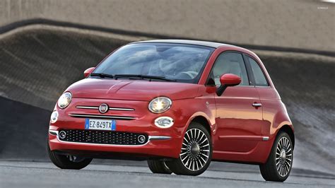 2016 Red Fiat 500 parked front side view wallpaper - Car wallpapers ...