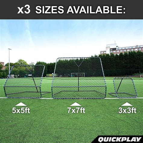 QuickPlay PRO Rebounder Entrenador multideportivo de ángulo ajustable