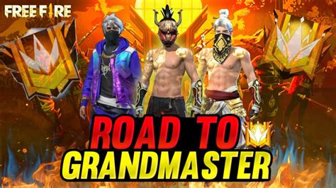 Road To Grandmasters Free Fire Live Grandmasters Rank Push In Live