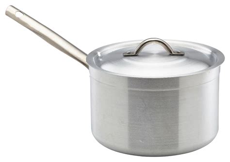 Genware Saucepan & Lid 22cm 5.5 Litre - Catering Products Direct