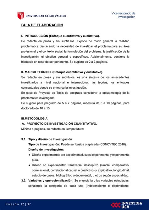 Guía De Elaboración De Trabajos De Investigación Ucv Pdf