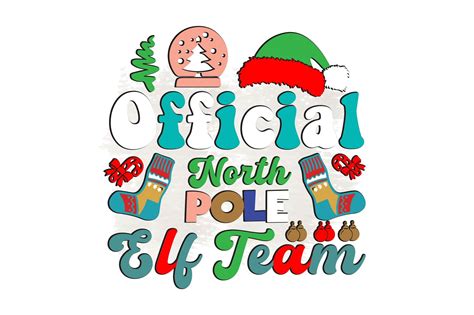 Official North Pole Elf Team PNG Sublima Graphic by Crafted Wonders · Creative Fabrica