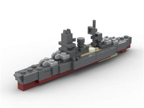 LEGO MOC IJN Nagato Battleship by The Bobby Brix Channel | Rebrickable ...