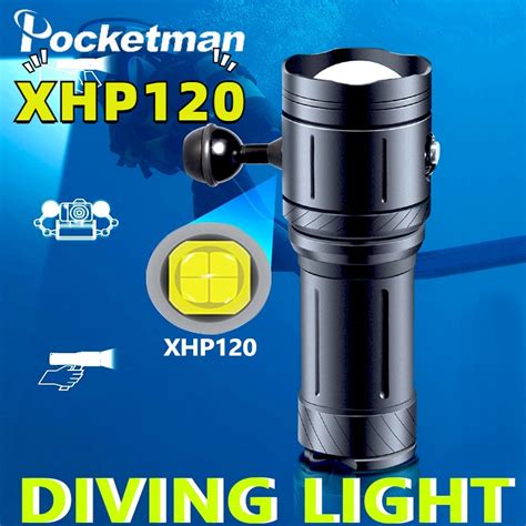 Xhp Professional Fill Diving Flashlight M Ipx Waterproof Led