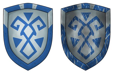 Basic Iron Shield Prop Design Blue By Omgdragons On Deviantart