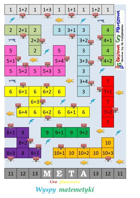 Wyspy Matematyki Darmowa Gra Planszowa Basiowe Gry Planszowe