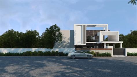 Single Storey Elevation | 3d Front View for Single Floor