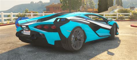 Stripe Livery For Rmod Customs Lamborghini Sián Fkp 37 Gta 5 Mods