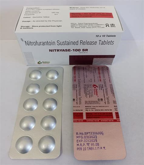 Nitrofurantoin Sustained Release Tablets At Rs 95 Box In Panchkula ID