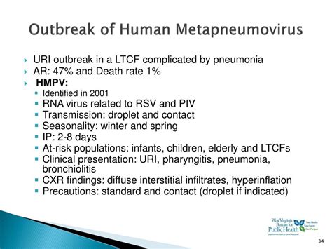 PPT - Annual Outbreak Report West Virginia, 2010 PowerPoint ...