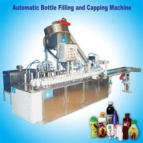 Bottle Filling Capping Machine Automatic Bottle Filling And Capping