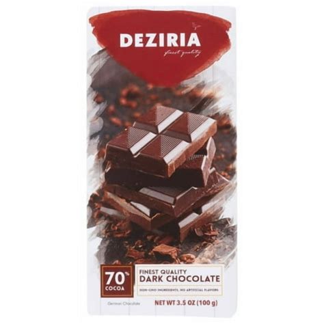 pack   deziria dark chocolate  percent  oz bar walmartcom