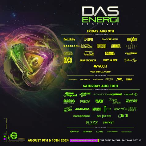 Das Energi Festival 2025 Schedule Martha Owens