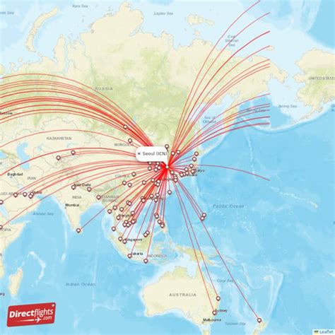 Find all direct flights to Seoul, South Korea - Directflights.com