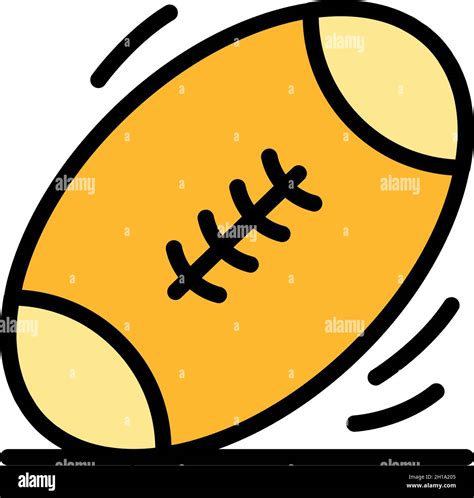 American Football Ball Icon Outline American Football Ball Vector Icon