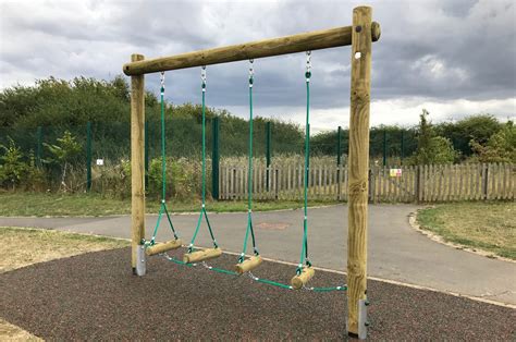 log rope adventure trails playground equipment