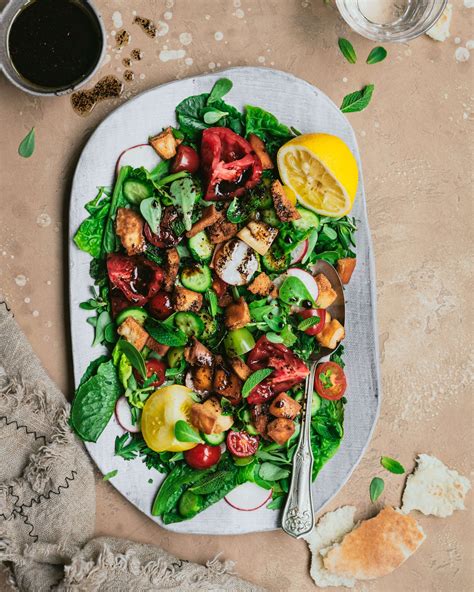 Fattoush Salad — Omayah Cooks Syrian Recipes Photography By Omayah