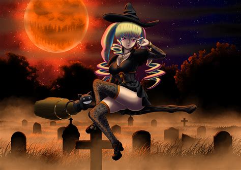 Halloween With Camellia By Vis Hentai Foundry
