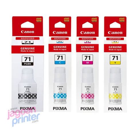 Jual Tinta Canon 71 Black 71 Colour For G1020 G2020 G3020 G3060